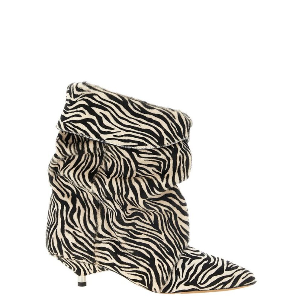 Isabel Marant Bicolor Cowhide Ankle Women's Boots
